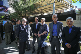 مراسم تشییع پیکر «حسین قندی» - استاد روزنامه‌نگاری